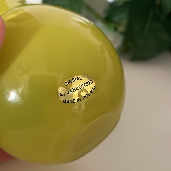 A. Jablonski Crystal Yellow Pear! Signed by Artist - Picture 10 of 13